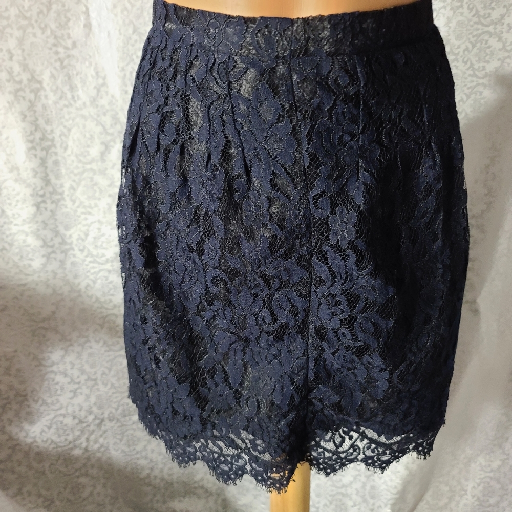 Jcrew mini skirt blue @35 size 2‎